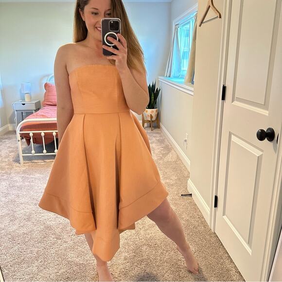 C/MEO Collective Orange Sleeveless Maxi Dress Small - Picture 3 of 10